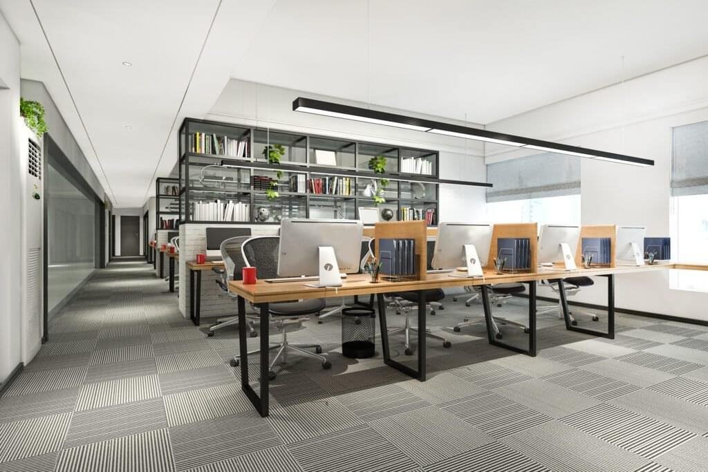 3d rendering business meeting and working room on office building.jpg
