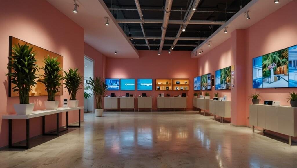 Showroom with LED Lighting. jpg